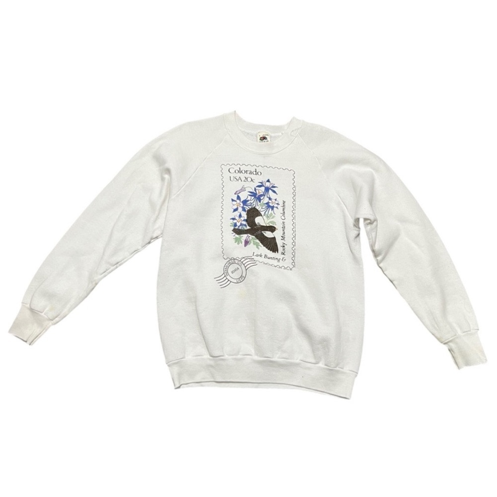 Vintage 80s Colorado Stamp Sweatshirt